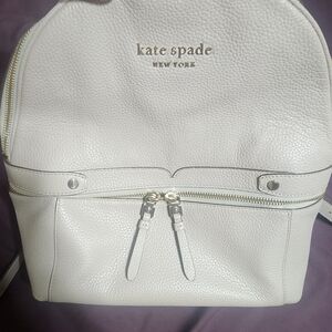 kate spade Ivory Leather Backpack